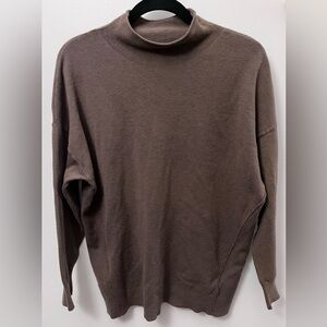 Express Women’s Turtleneck Sweater in Brown